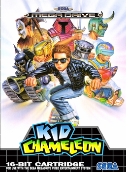 Chameleon Kid box art for Sega Mega Drive